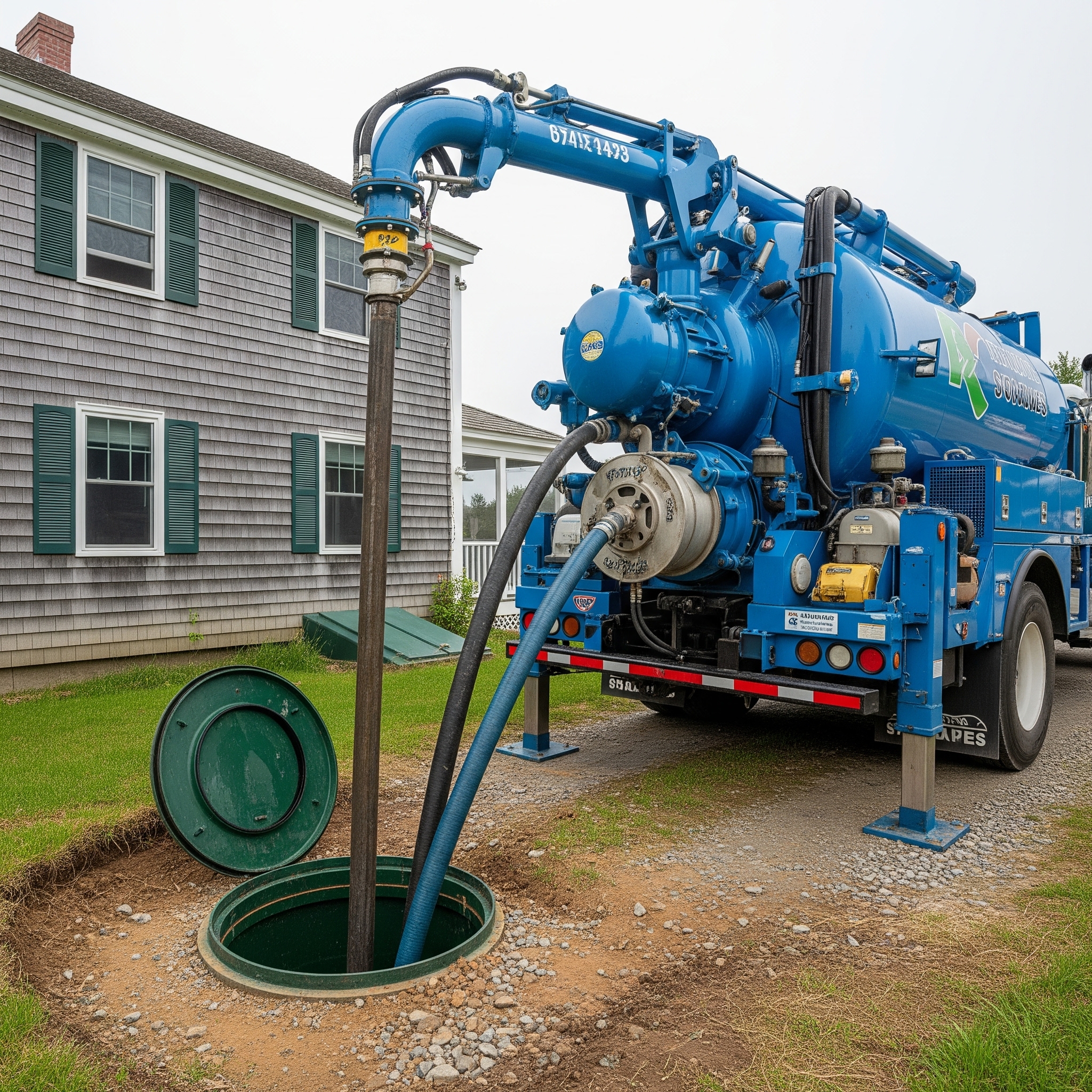 Septic system service in Maine, with forest or coastal view