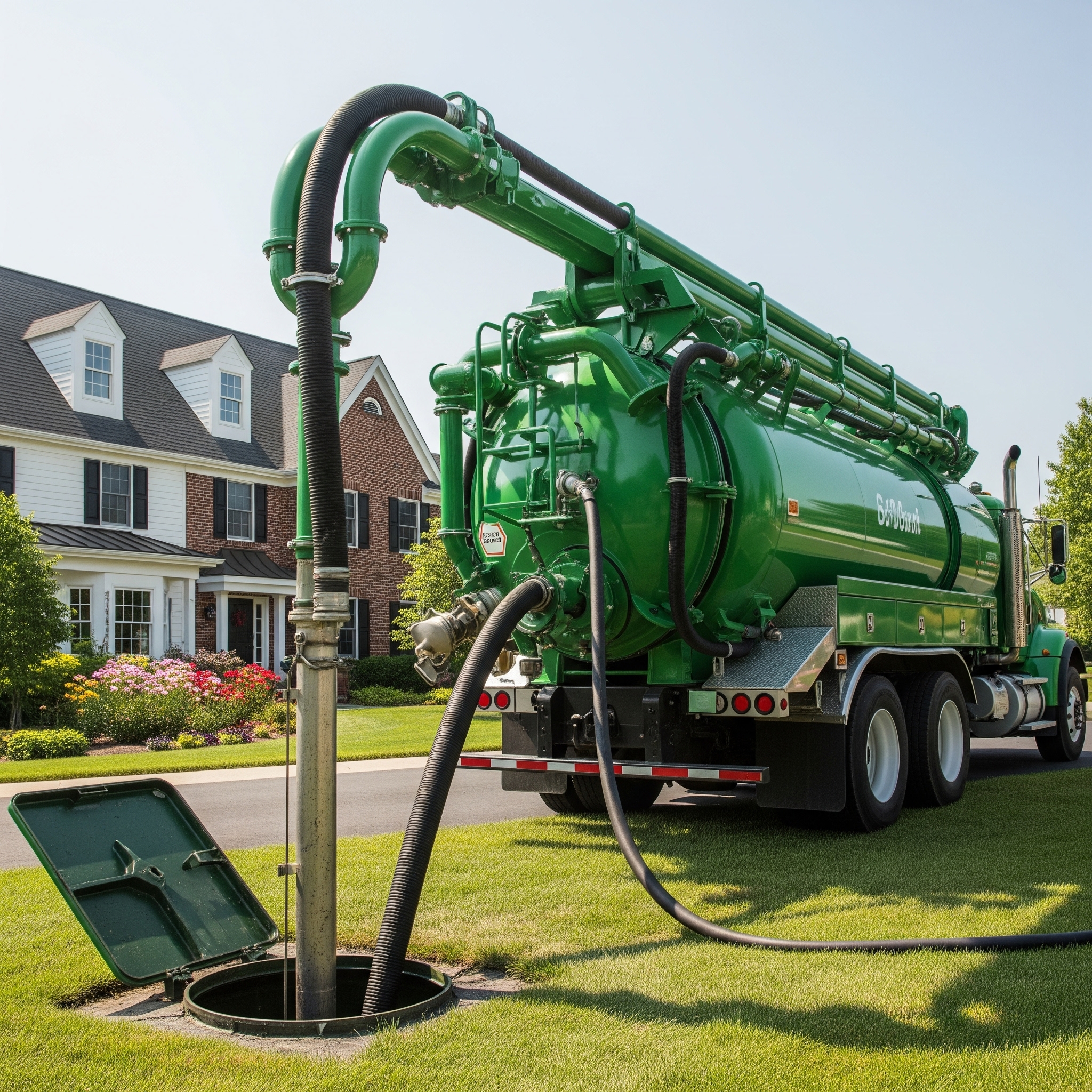 Septic system service in Maryland, with Chesapeake Bay or coastal view